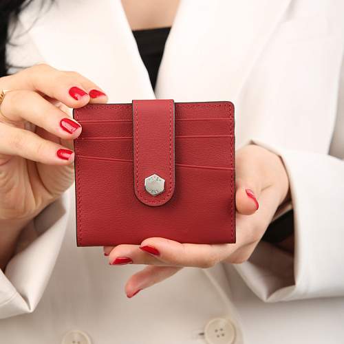 Визитница женская кожаная