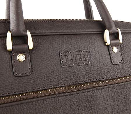 Мужской кожаный портфель Petek 3868.234.02