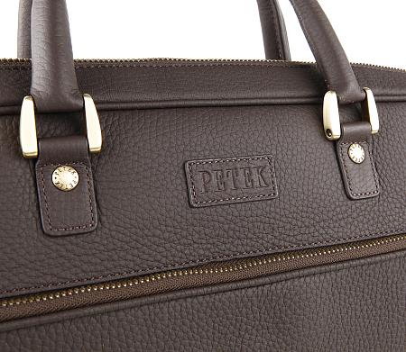 Мужской кожаный портфель Petek 3868.234.02