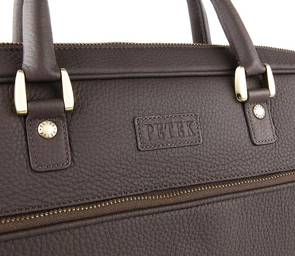 Мужской кожаный портфель Petek 3868.234.02