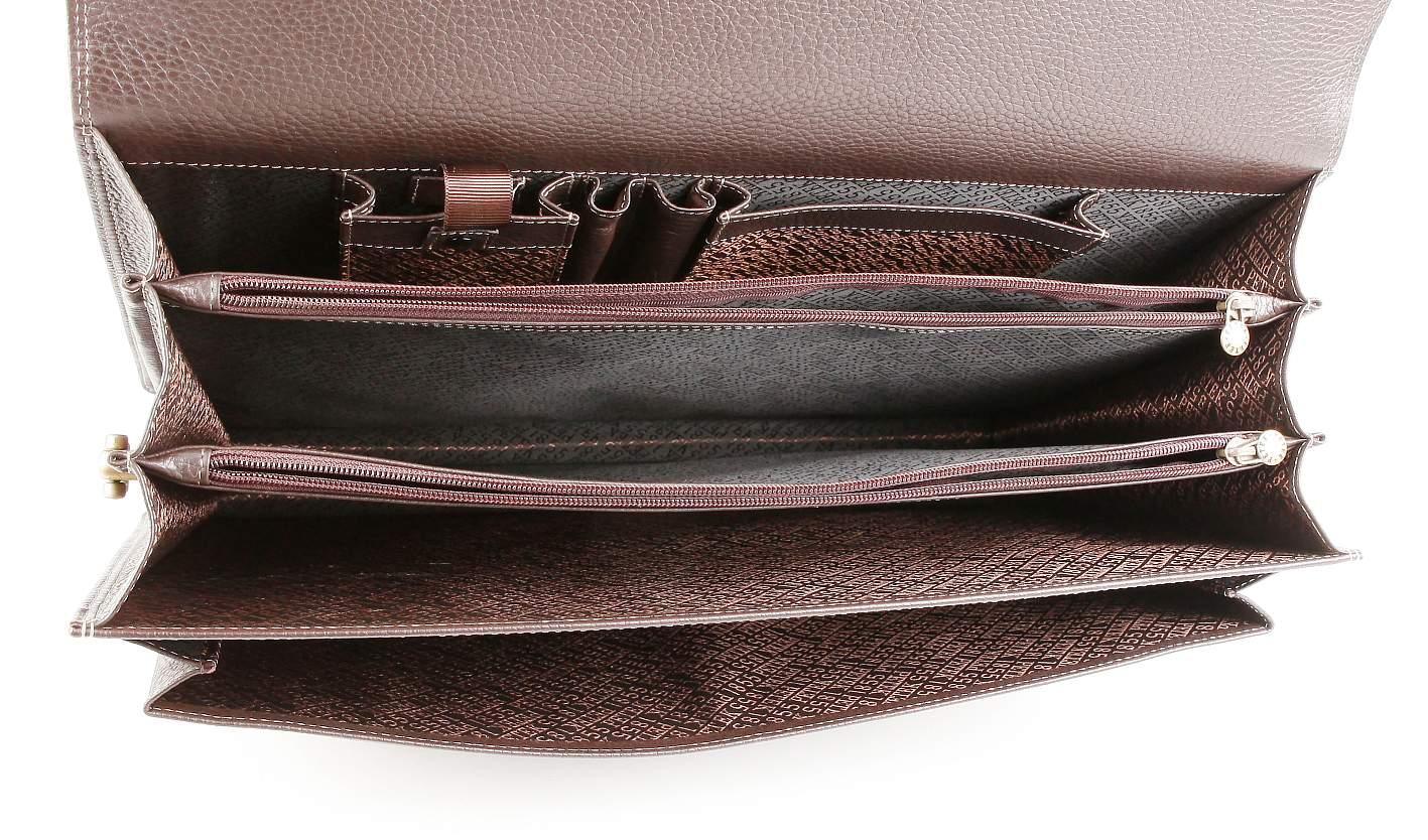 Мужской кожаный портфель Petek 781.46B.KD2