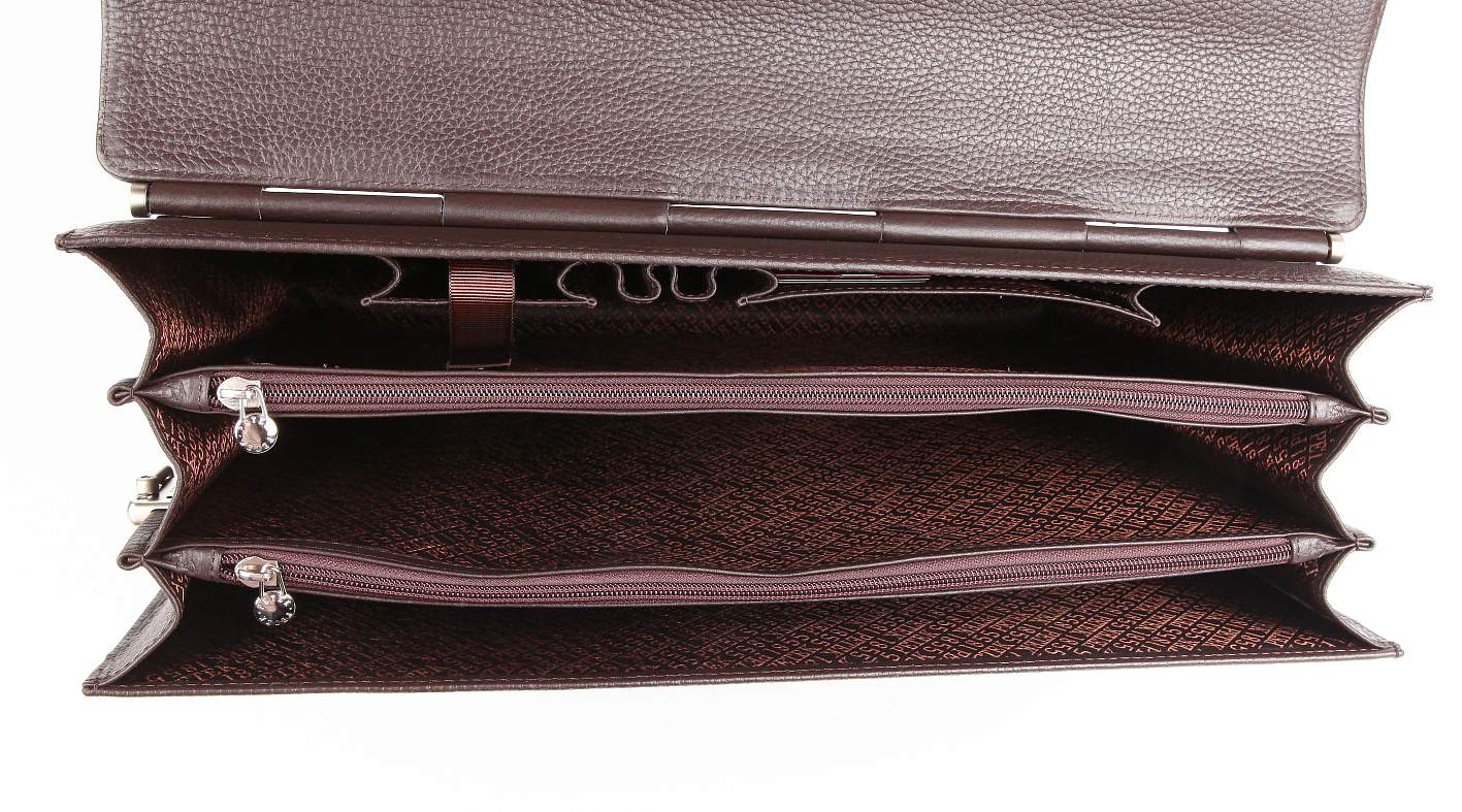 Мужской кожаный портфель Petek 824.46D.02