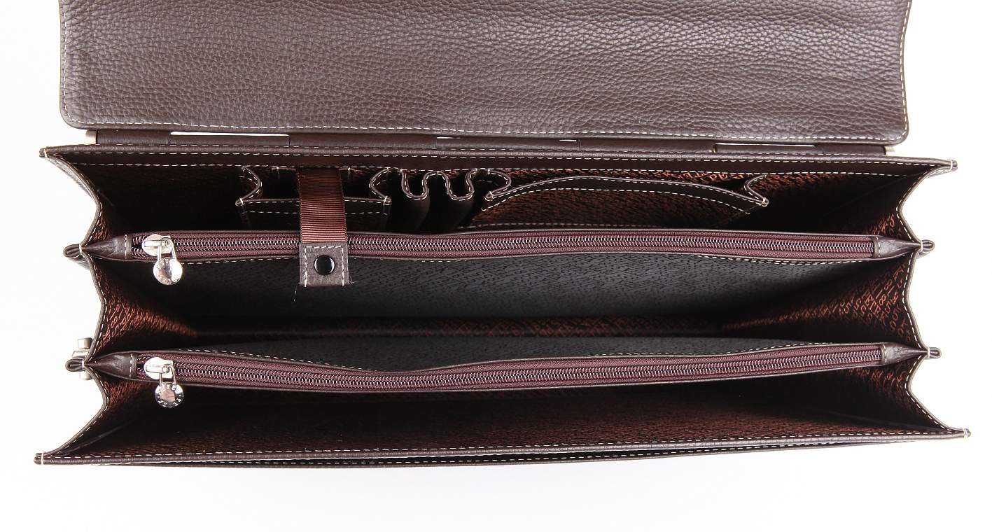 Мужской кожаный портфель Petek 824.46D.KD2